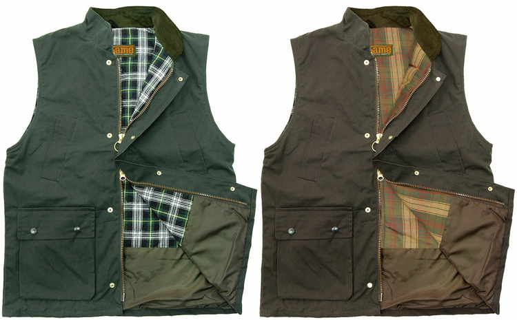 a vest with different colors of fabric
