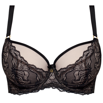 Sheer Lace Full Figure Bra Samanta Nyks