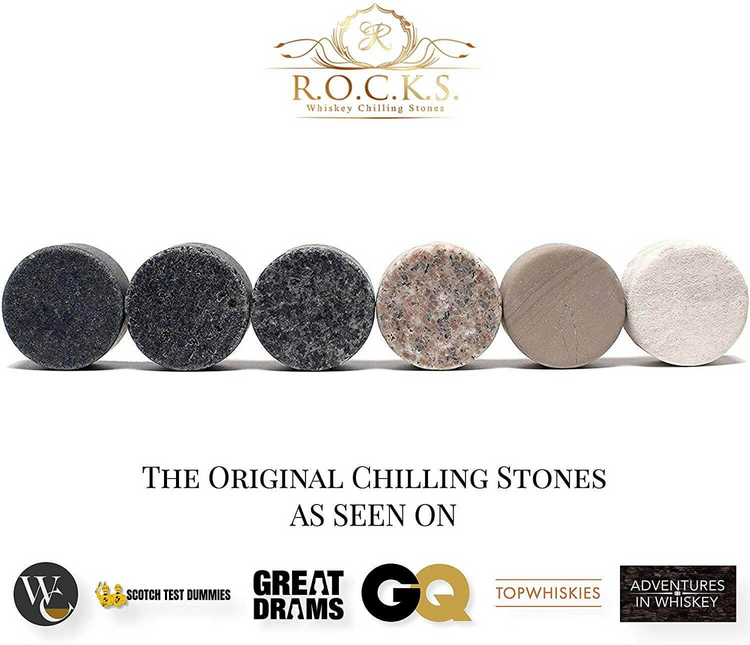 a row of round stones