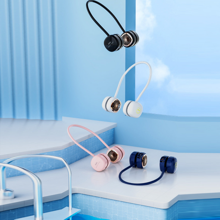a group of headphones floating in the air
