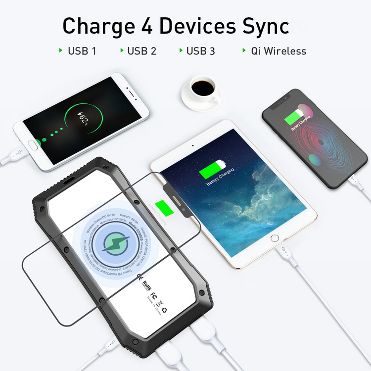 a group of cell phones connected to each other