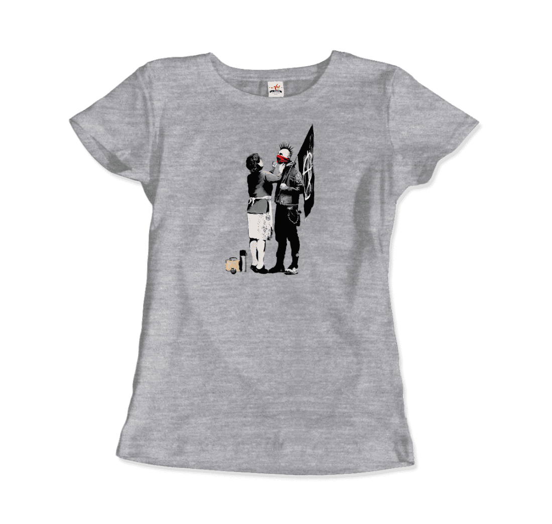 Banksy Anarchist Punk And His Mother Artwork T-Shirt