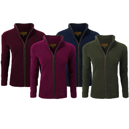 a group of different colored jackets