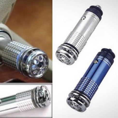 a collage of several metal flashlights
