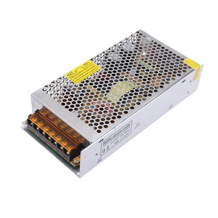 a close up of a power supply