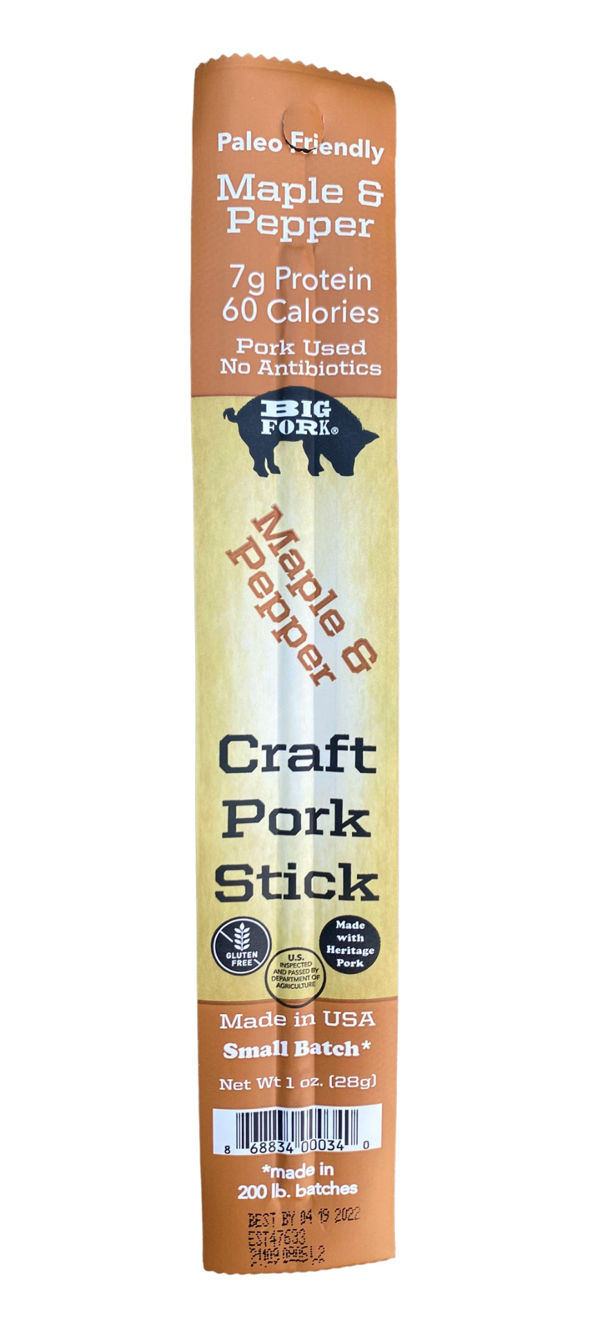 a package of meat on a white background