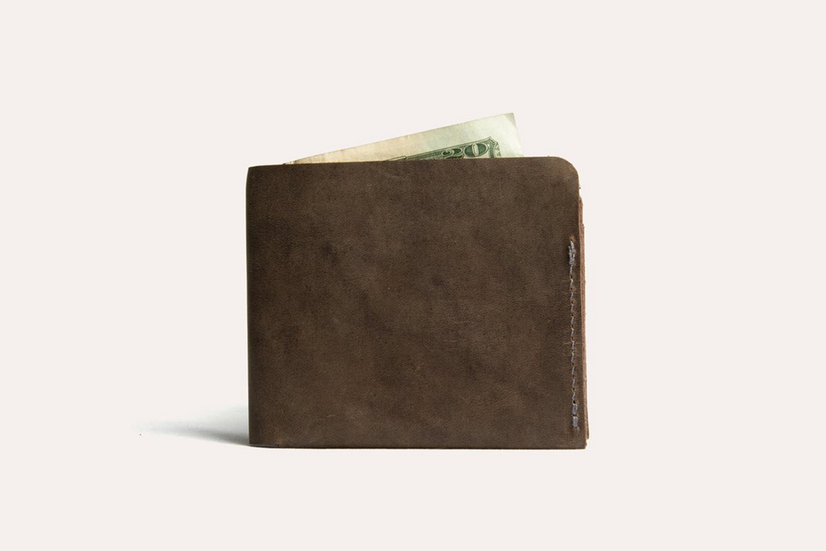 a wallet with money in it