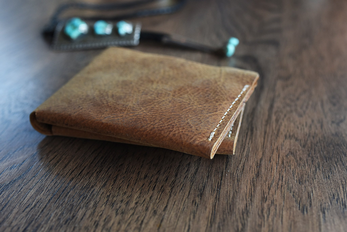 a wallet on a table