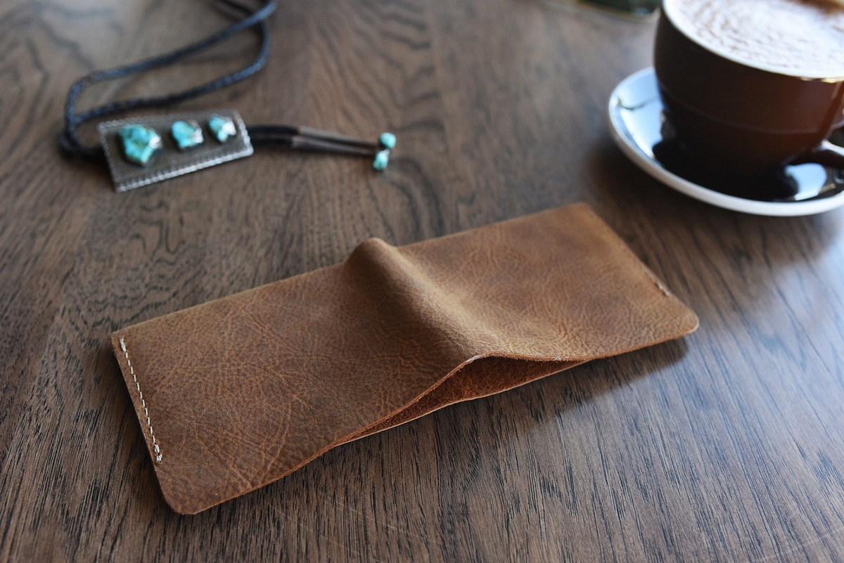 a wallet on a table