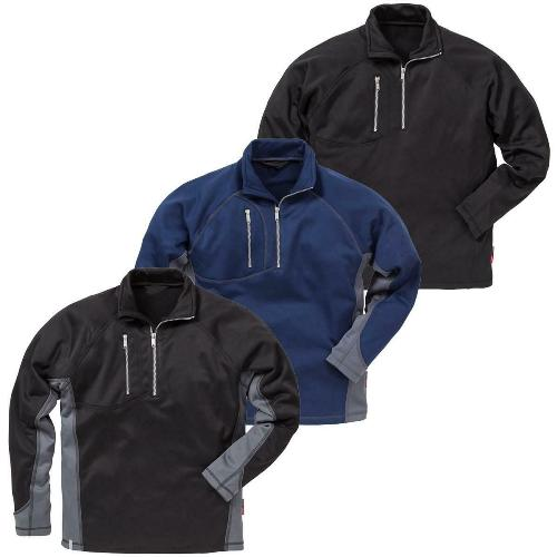 a group of jackets with zippers
