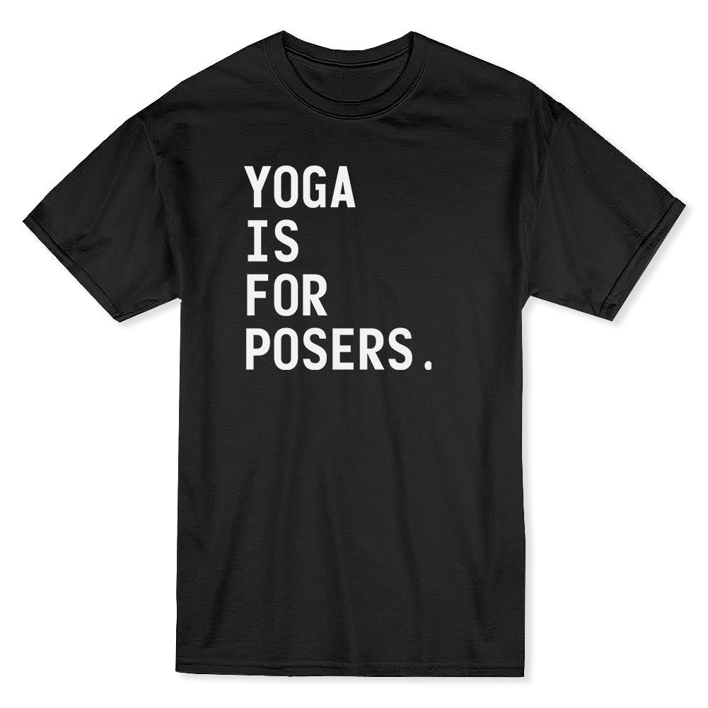 a black shirt with white text