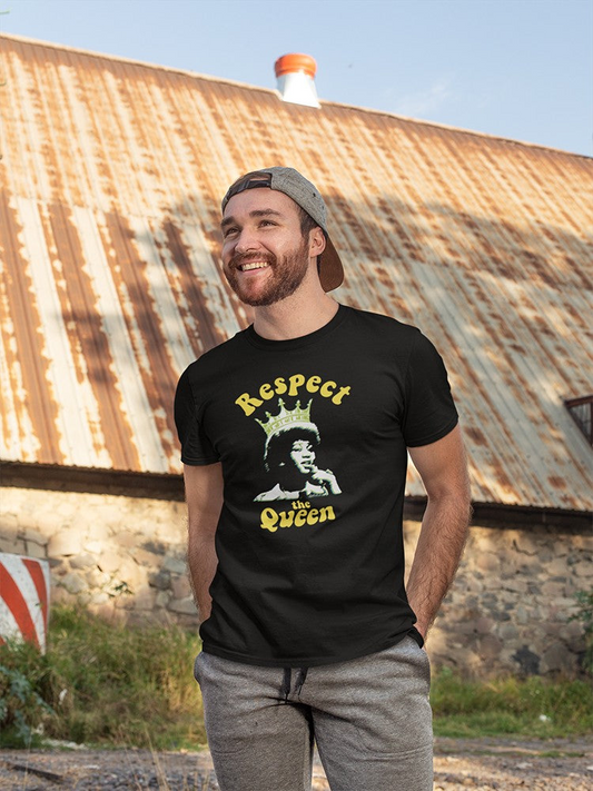 Respect The Queen Of Soul Aretha Graphic Men's T-shirt