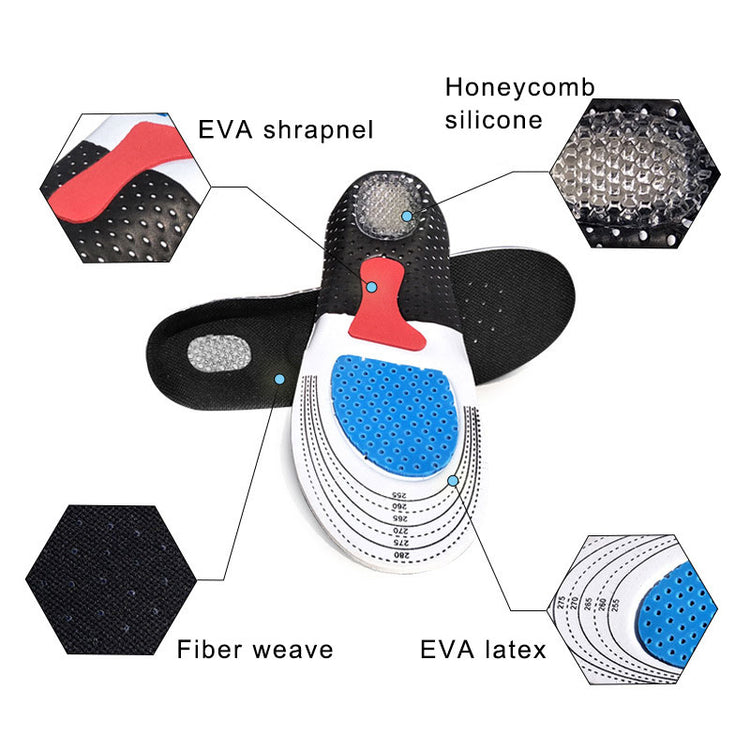 a pair of orthopedic insoles