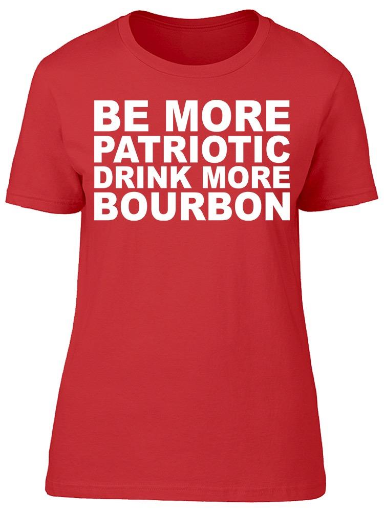 a red shirt with white text