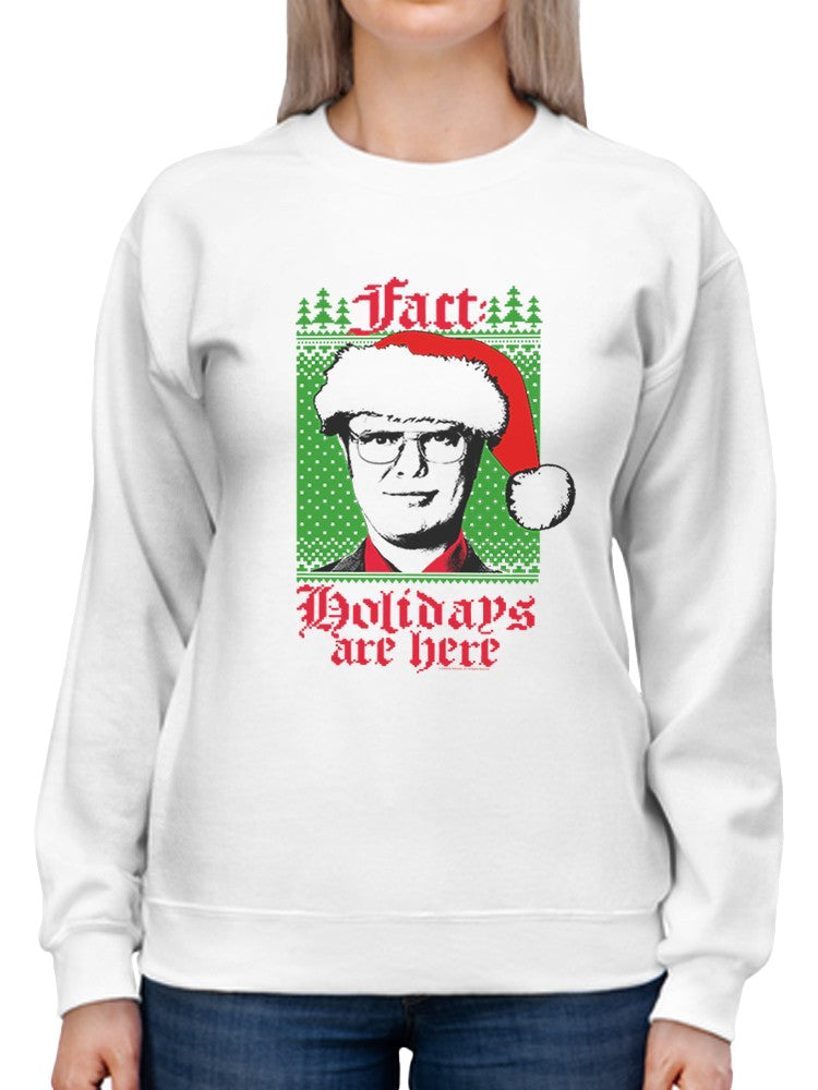 Fact, Holidays Are Here Hoodie The Office