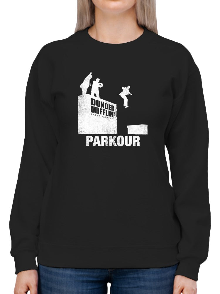 a person wearing a black sweatshirt