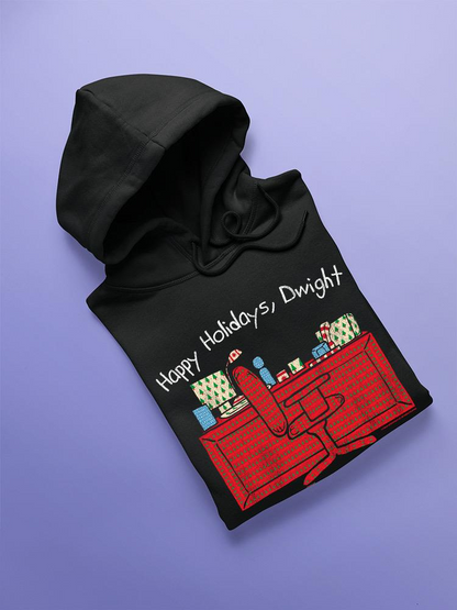 Happy Holidays Dwight! Hoodie The Office