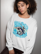 Halloween Shark Skeleton Hoodie -SmartPrintsInk Designs
