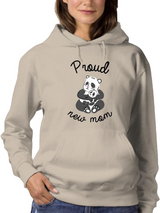 Proud New Mom Hoodie -SmartPrintsInk Designs