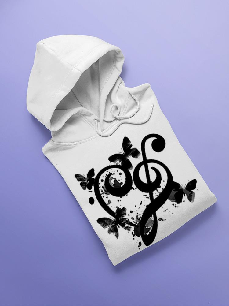 Black Butterflies Hoodie -SPIdeals Designs