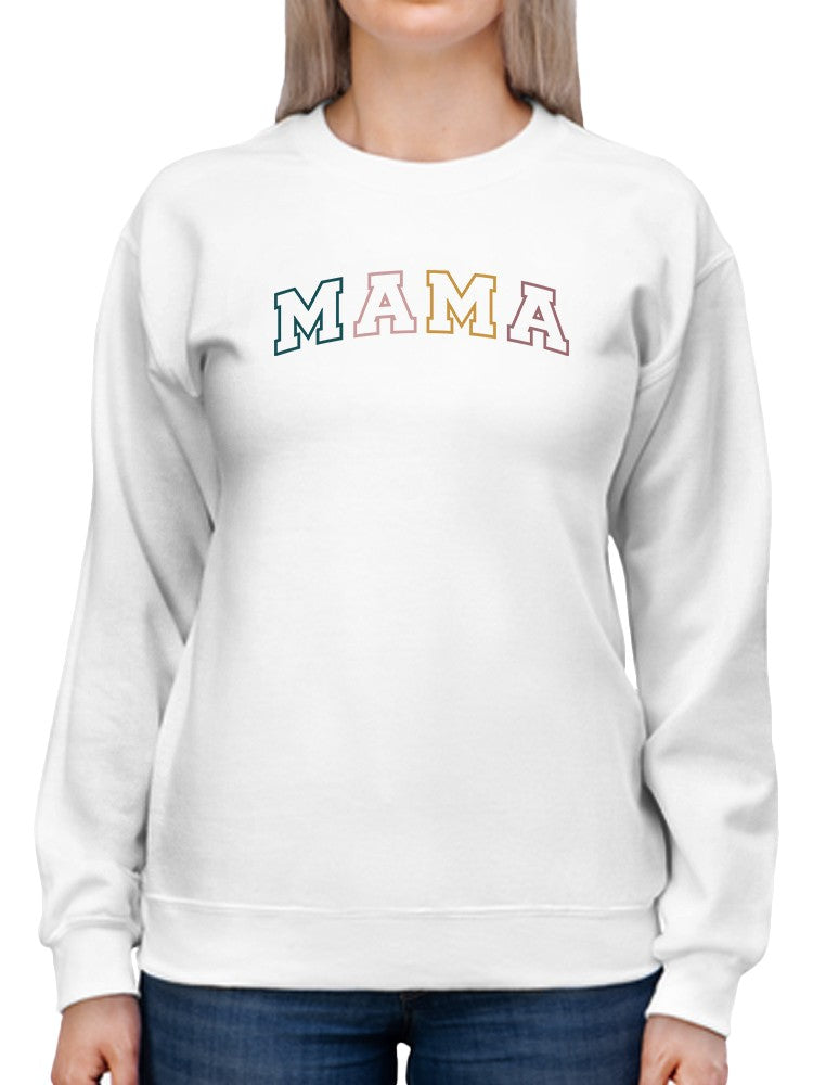 a woman wearing a white sweatshirt
