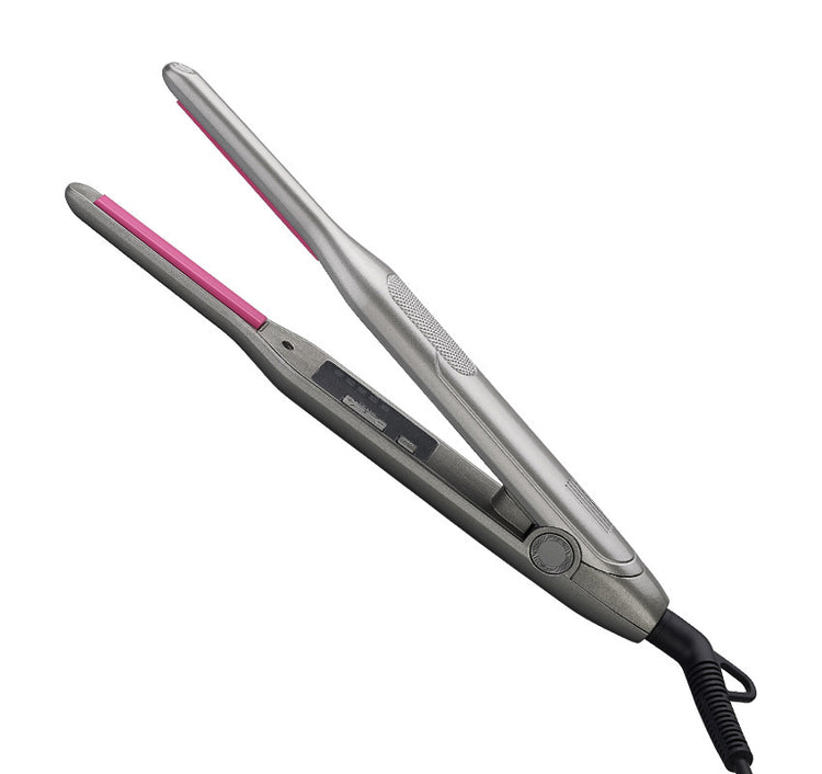 a close-up of a hair straightener