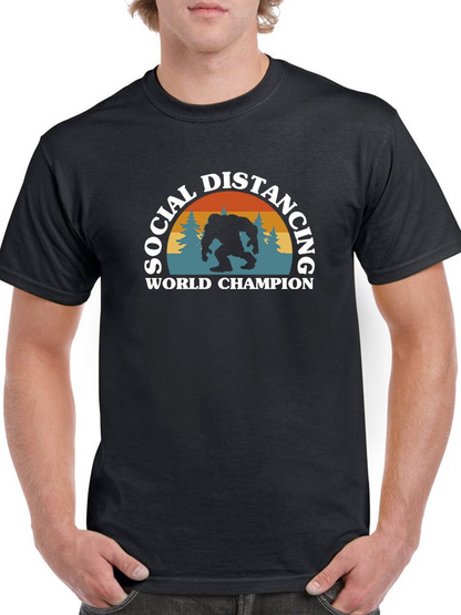 Big Foot Social Distance Winner Men's T-Shirt