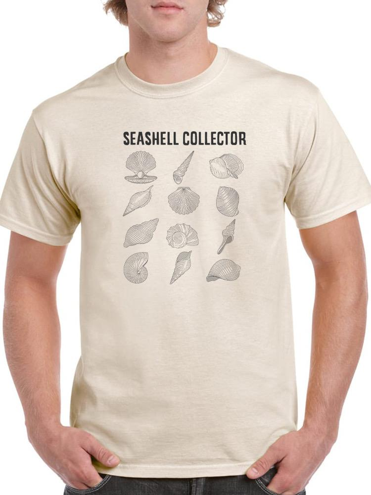 Seashell Collector Art T-shirt -SmartPrintsInk Designs