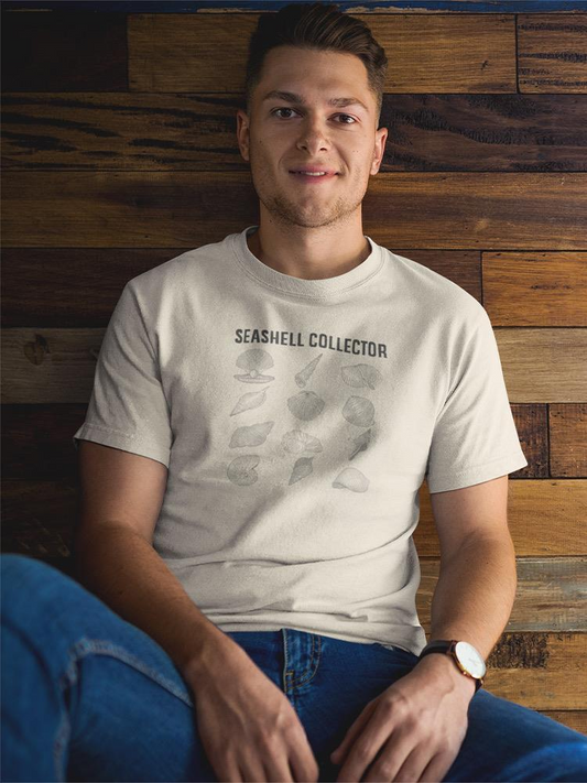 Seashell Collector Art T-shirt -SmartPrintsInk Designs