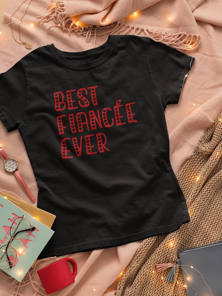 a black shirt with red text on it