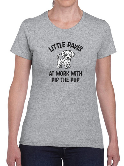 Little Paws Dog T-shirt -SmartPrintsInk Designs