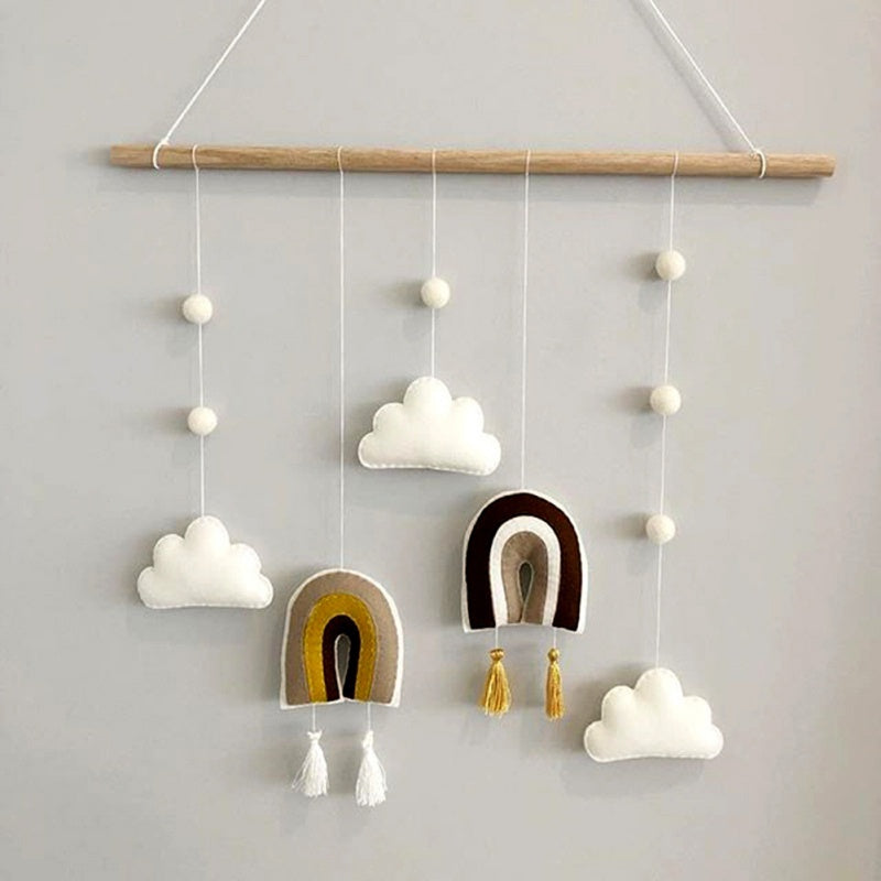 a mobile on a wall