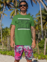 Flowers And Leaves. T-shirt -SmartPrintsInk Designs