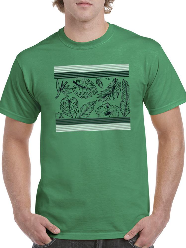 a man wearing a green shirt