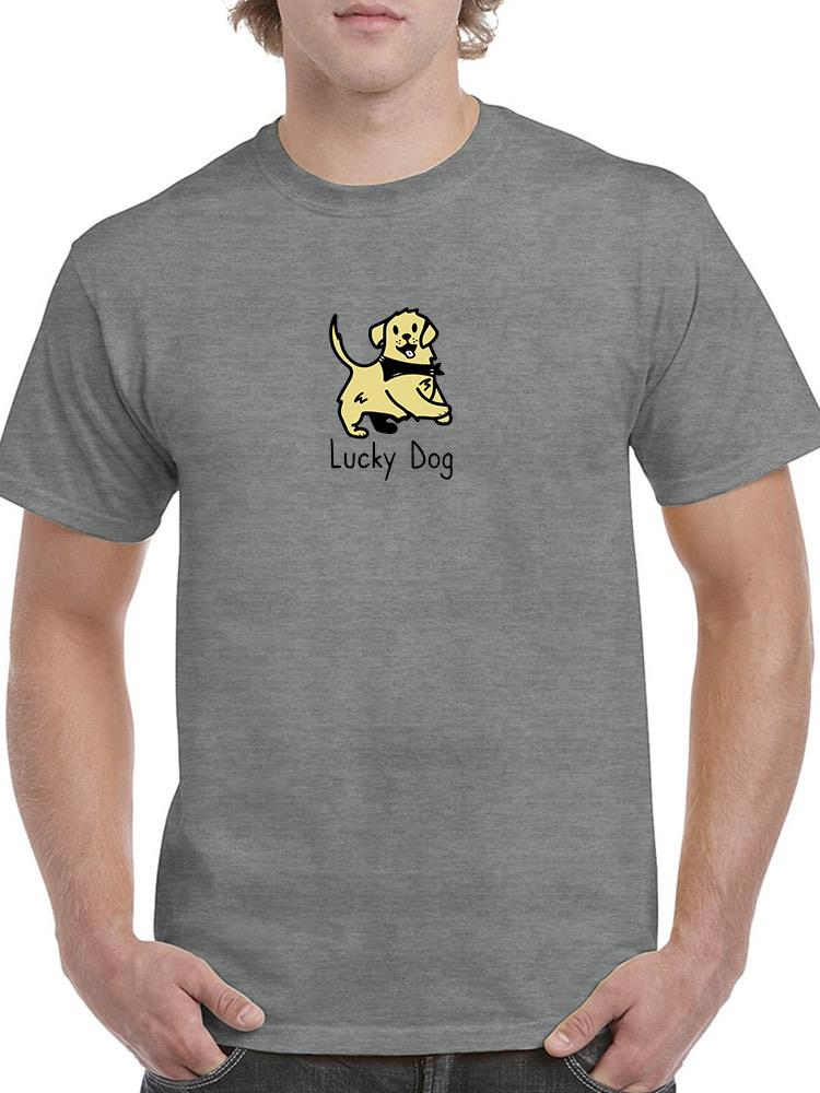 Lucky Dog T-shirt -SmartPrintsInk Designs