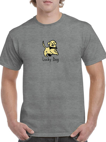 Lucky Dog T-shirt -SmartPrintsInk Designs