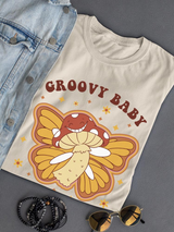 Groovy Baby Art T-shirt -SmartPrintsInk Designs