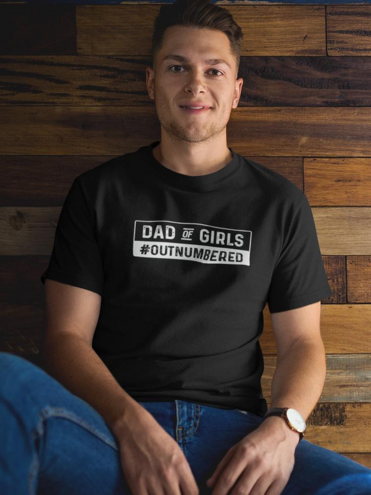 Dad Of Girls Quote Tee Men's -SmartPrintsInk Designs