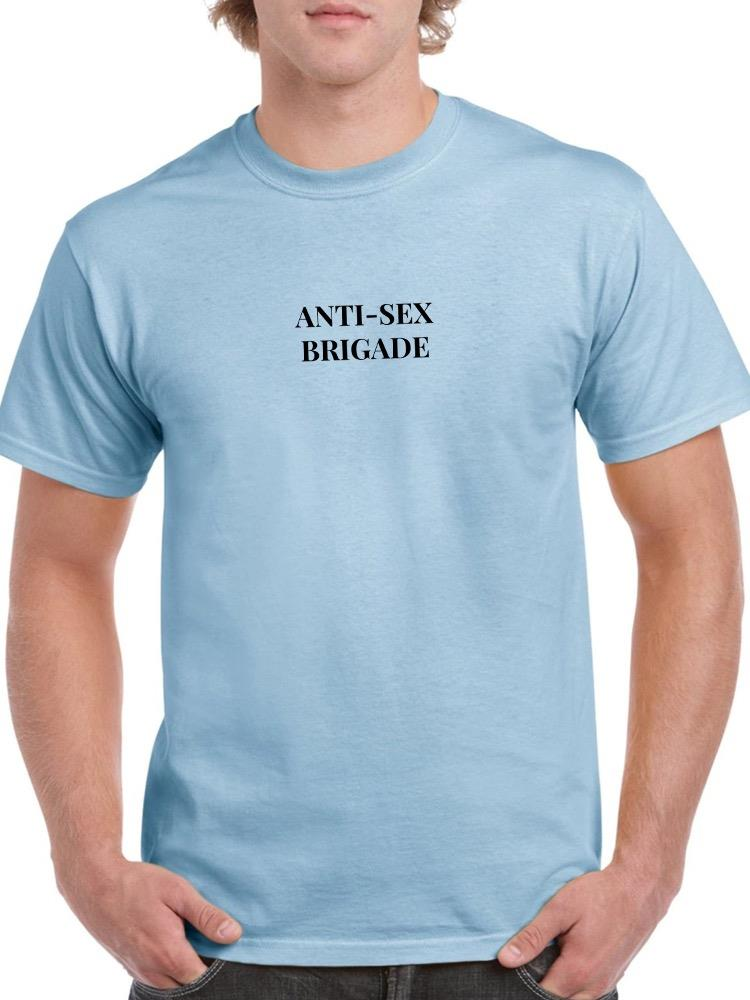 a man wearing a blue shirt