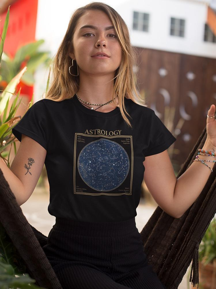 a woman in a black shirt
