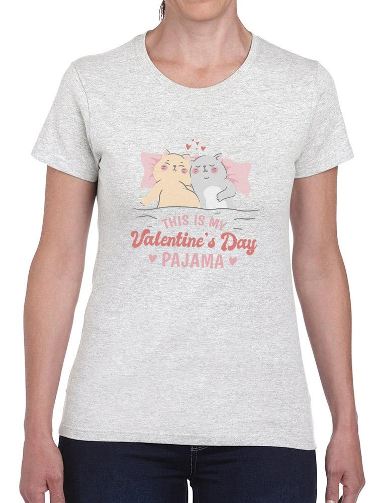 Valentine's Day Pajama T-shirt -SmartPrintsInk Designs