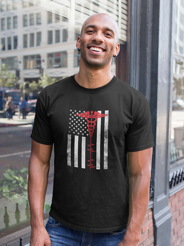 American Flag Hospital, Design Men's T-shirt