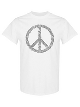Floral Peace Sign T-shirt -SPIdeals Designs