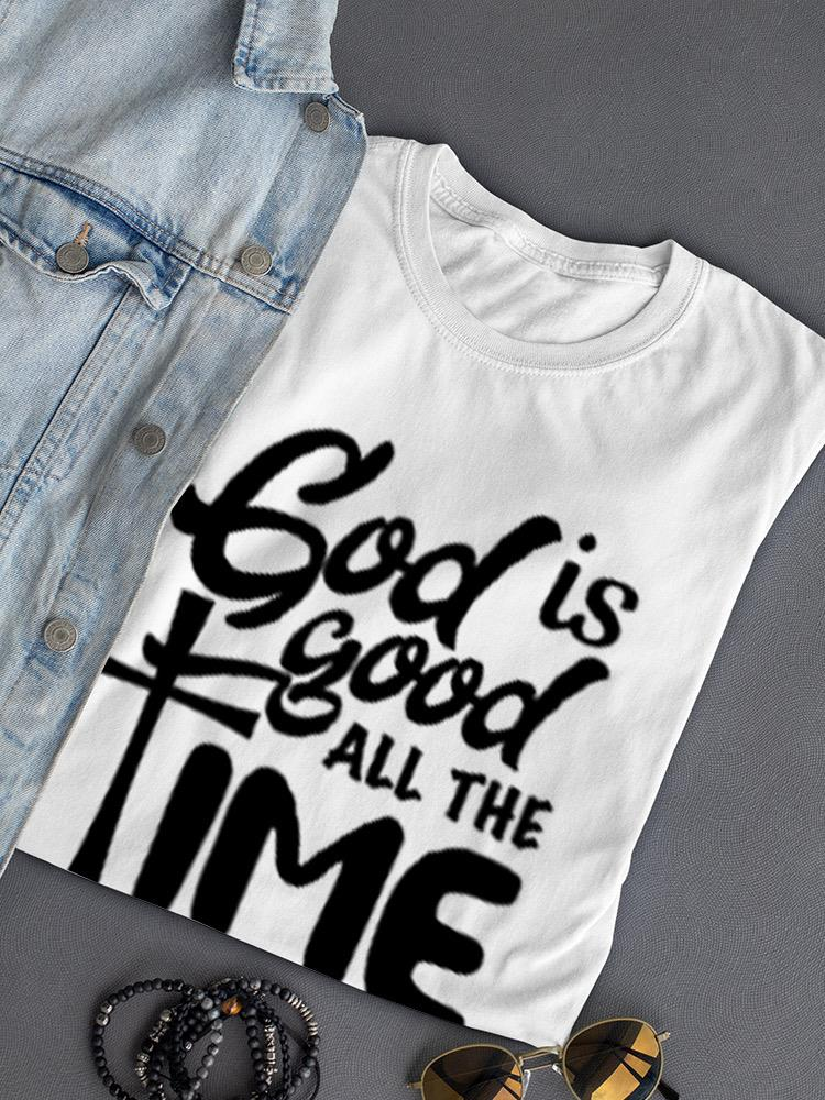 a white shirt with black text on it