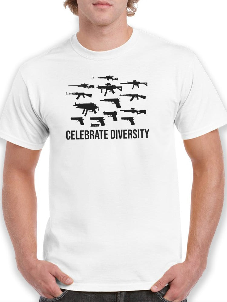 Celebrate Gun Diversity T-shirt -SmartPrintsInk Designs
