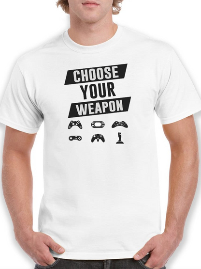 Choose Your Controller Weapon T-shirt -SmartPrintsInk Designs