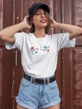 Float Like A Butterfly T-shirt -SmartPrintsInk Designs