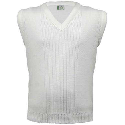 a white sweater vest with a white background