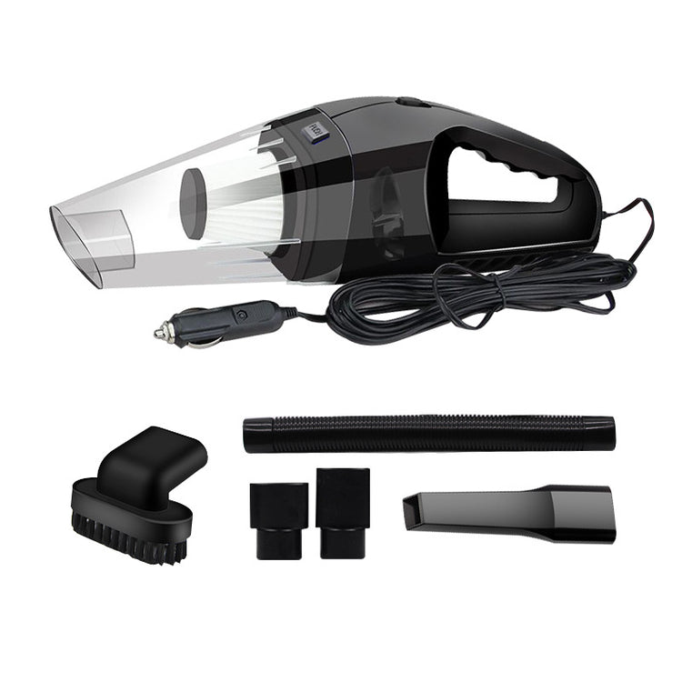 a vacuum cleaner with a tube and accessories