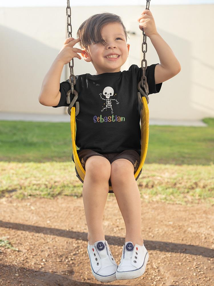 a boy on a swing